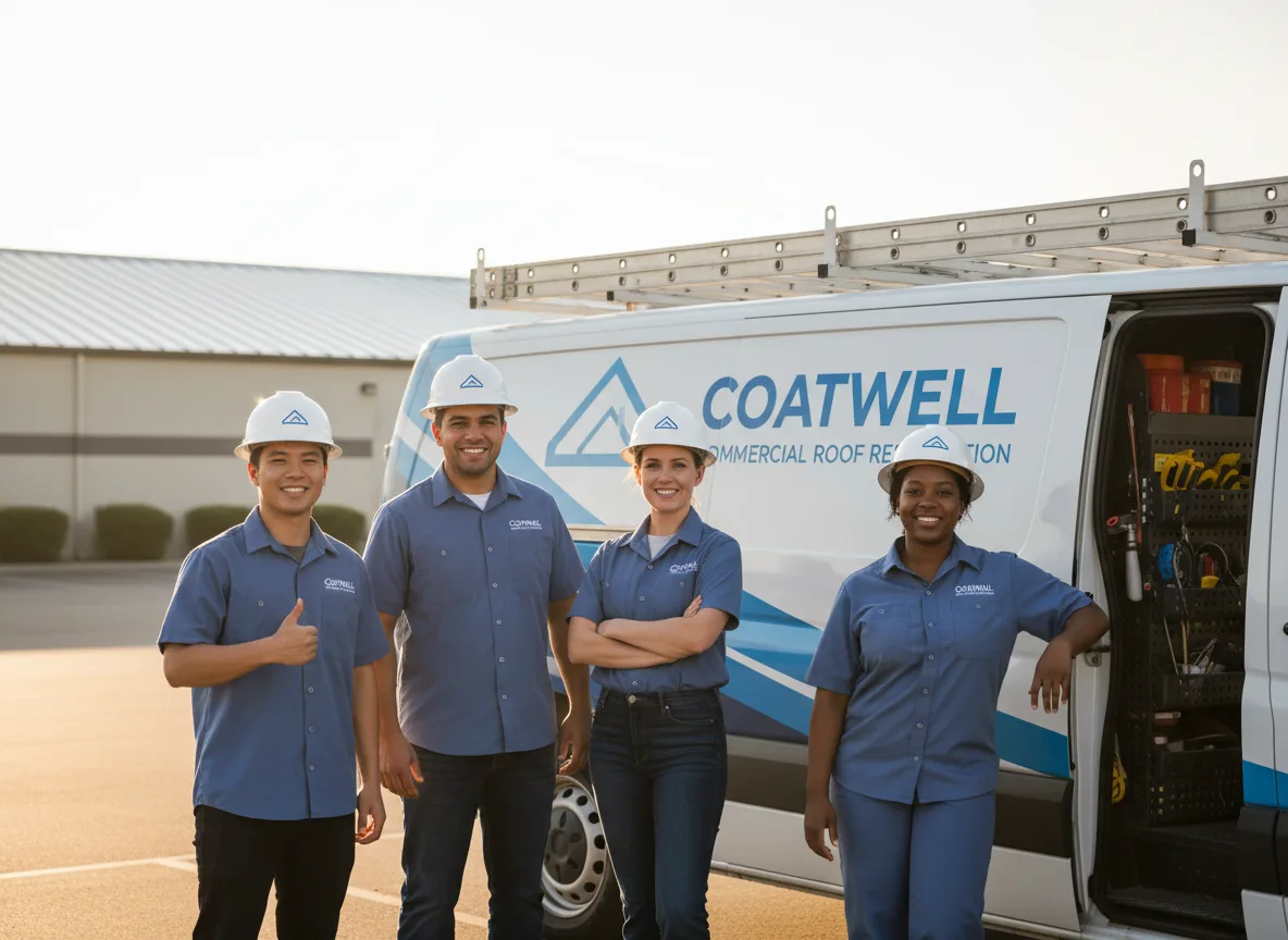 Commercial roof coating company in Albert, OK